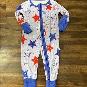 Little sleepies 4th of July sleeper
